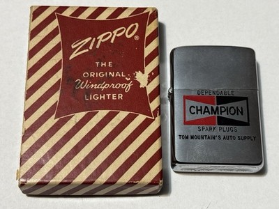 コレクション 1948's CHAMPION SPARK PLUG zippo Rare Vintage Unused 1959 Champions Spark Plug Zippo Lighter