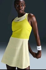Women's XL NEW Nike Court Women's Dri-FIT SLAM Tennis Dress FZ6463-331 NWTS