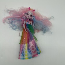 Magic Mixies Pixie Supremes Aria Rainbow Dress 10" Pink Doll Only No Mirror Case