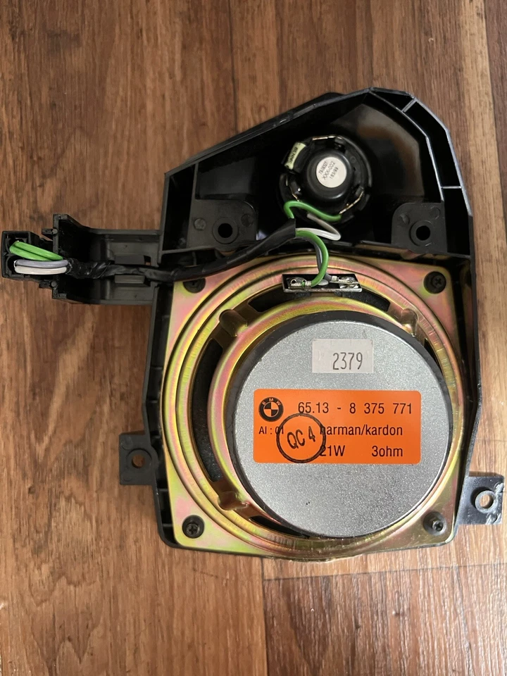 BMW E36 Cabrio HK Harman Kardon Lautsprecher hinten links 65 13 8 375 771 NEU - Bild 2 von 4