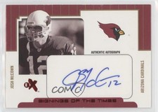 2004 Fleer E-X Signings Of The Times 64/250 Josh McCown #STA/JM Auto d4k