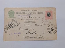 Brasilien Belege Lot ab Klassik Ganzsache Luftpost