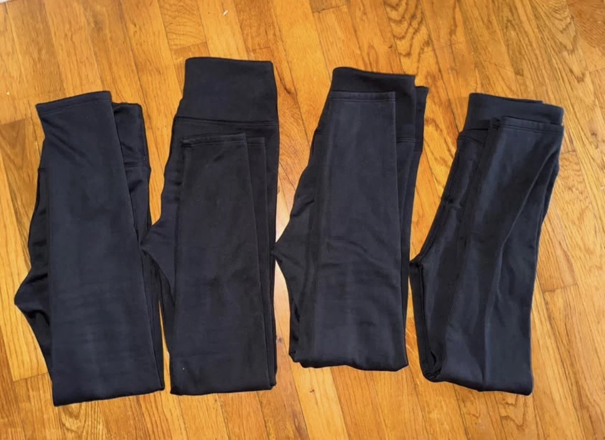Tuff Athletics Black Set Of 4 Size 10-12 Girls Lined