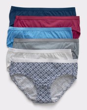 Hanes Ultimate Women's Breathable Hipster Underwear, 6-Pack