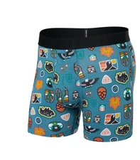 NEW XL SAXX Droptemp Cooling Underwear Fall Eagle Cactus Buffalo Pattern Cotton