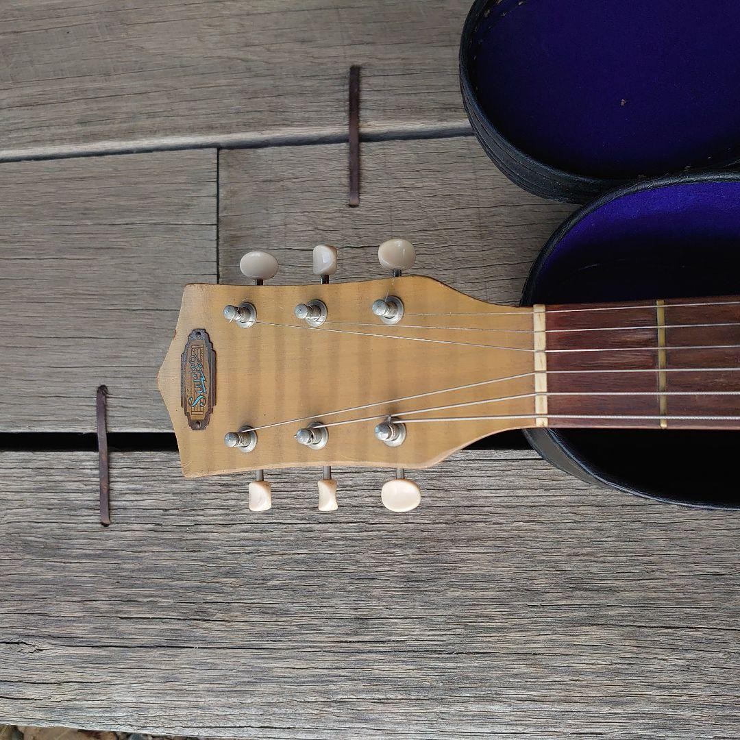 Full Acoustic Guitar Supro Ranchero 1951-1952 Semi Hollow Natural 