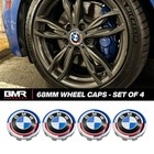 4pcs 50th Anniversary Wheel Center Emblem Caps for BMW 68mm Wheel