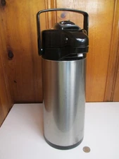 Palm Restaurant Oggi Coffee Pumpmaster 64oz Carafe Rotating Base Lever Pump Dial