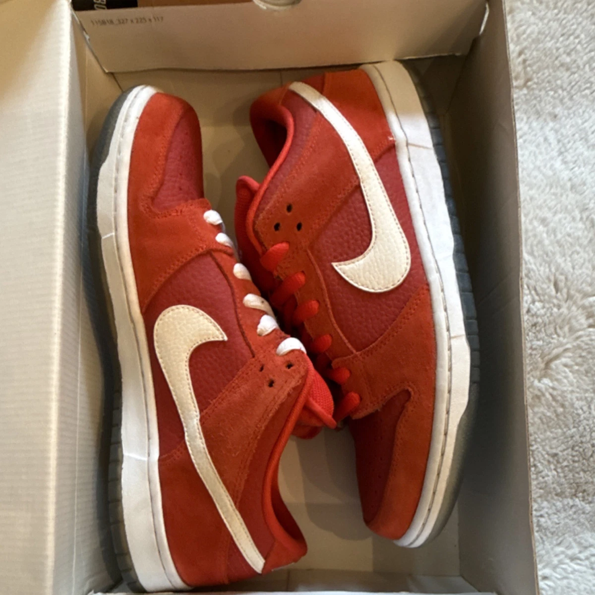Nike Dunk Pro SB Low Challenge Red | eBay