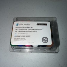 Juego de bolígrafos Silhouette Ultimate - Paquete de 24 - Modelos de curiosidades retrato camafeo - Nuevo