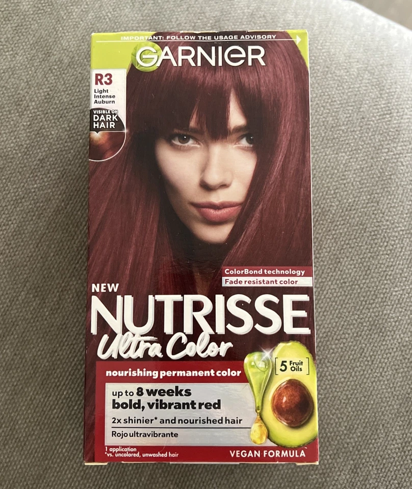 Garnier R3 Light Intense Auburn Nutrisse Ultra Color до 8 недель веганский - Изображение 2 из 4