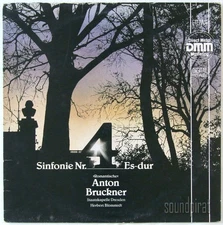 BLOMSTEDT SK DRESDEN BRUCKNER SYMPHONY NO.4 ETERNA ED.1 DIGITAL 725007 NM