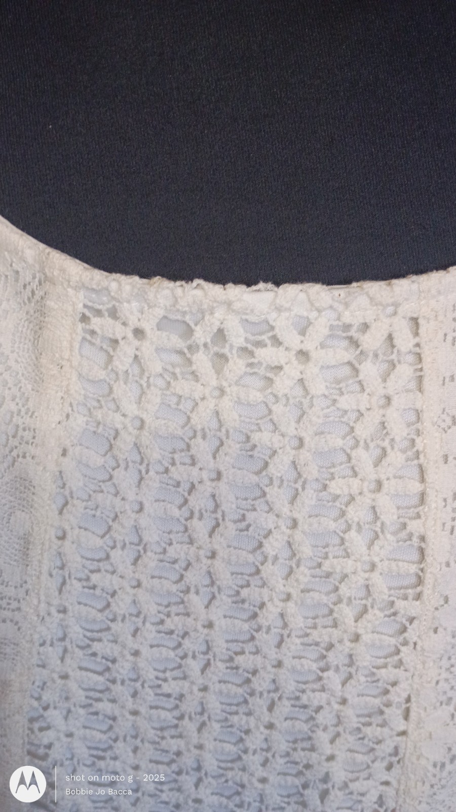 NWT SOLITAIRE BY RAVI KHOSLA LACE CROCHET TANK TOP 3X