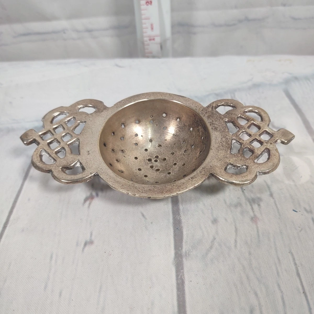 Vintage Victorian Style Silver Plated Ornate Tea Strainer
Opens in a new window or tab