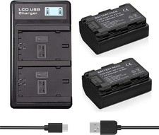 New NP-FZ100 Battery Charger for Sony Alpha A7 III, A7R III, A9 Digital Camera