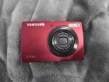SAMSUNG L100 Red COMPACT DIGITAL CAMERA 8.2 MEGAPIXEL 6X ZOOM READY TO SHOOT