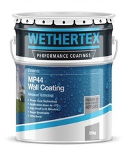 Wethertex MP44 Pliolite Wall Coating Spray, 25kg, Mountain Grey Fine Texture