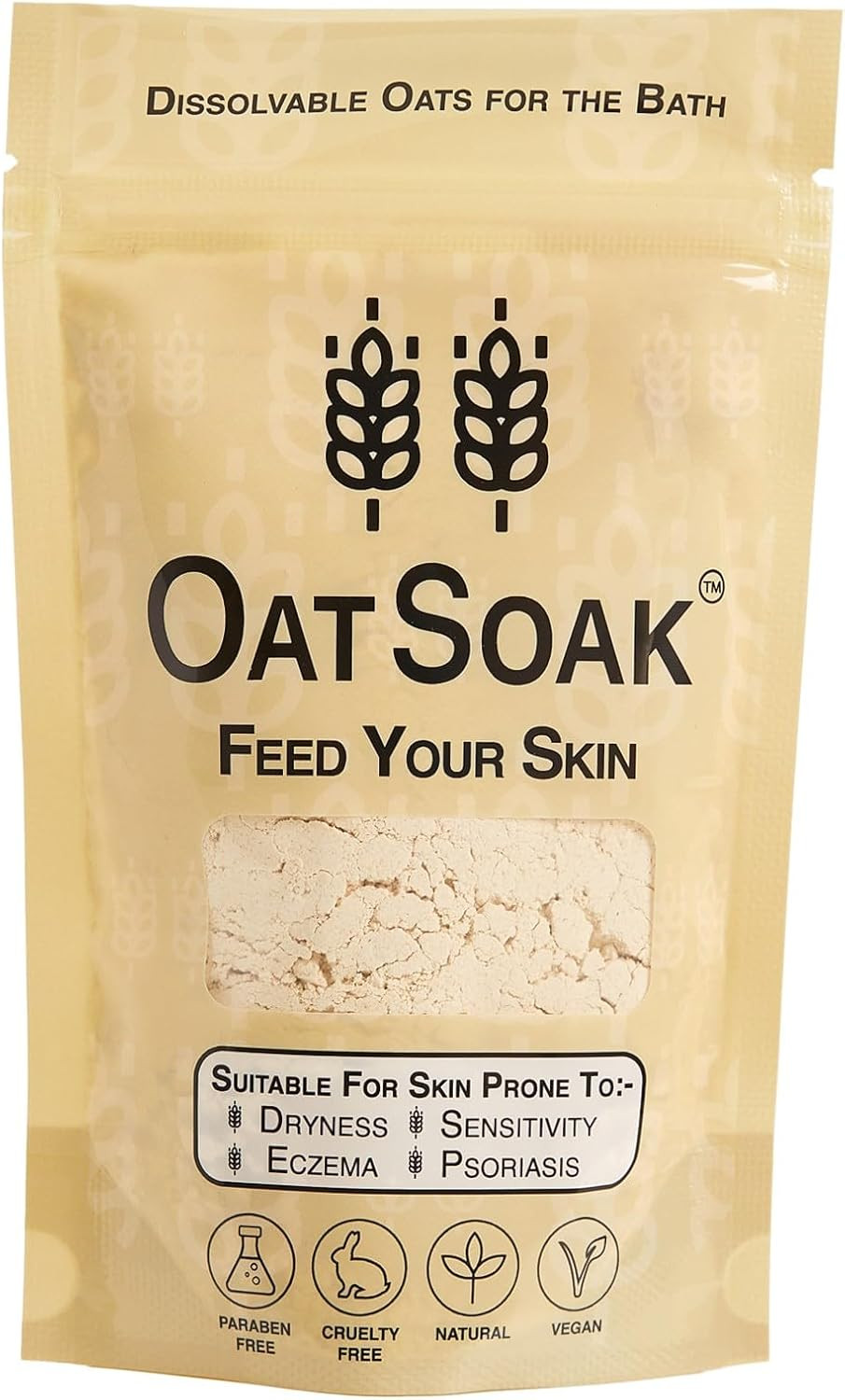 Oatsoak Itch Relief Colloidal Oats - Dissolvable Oats for the Bath. Soothing Bat