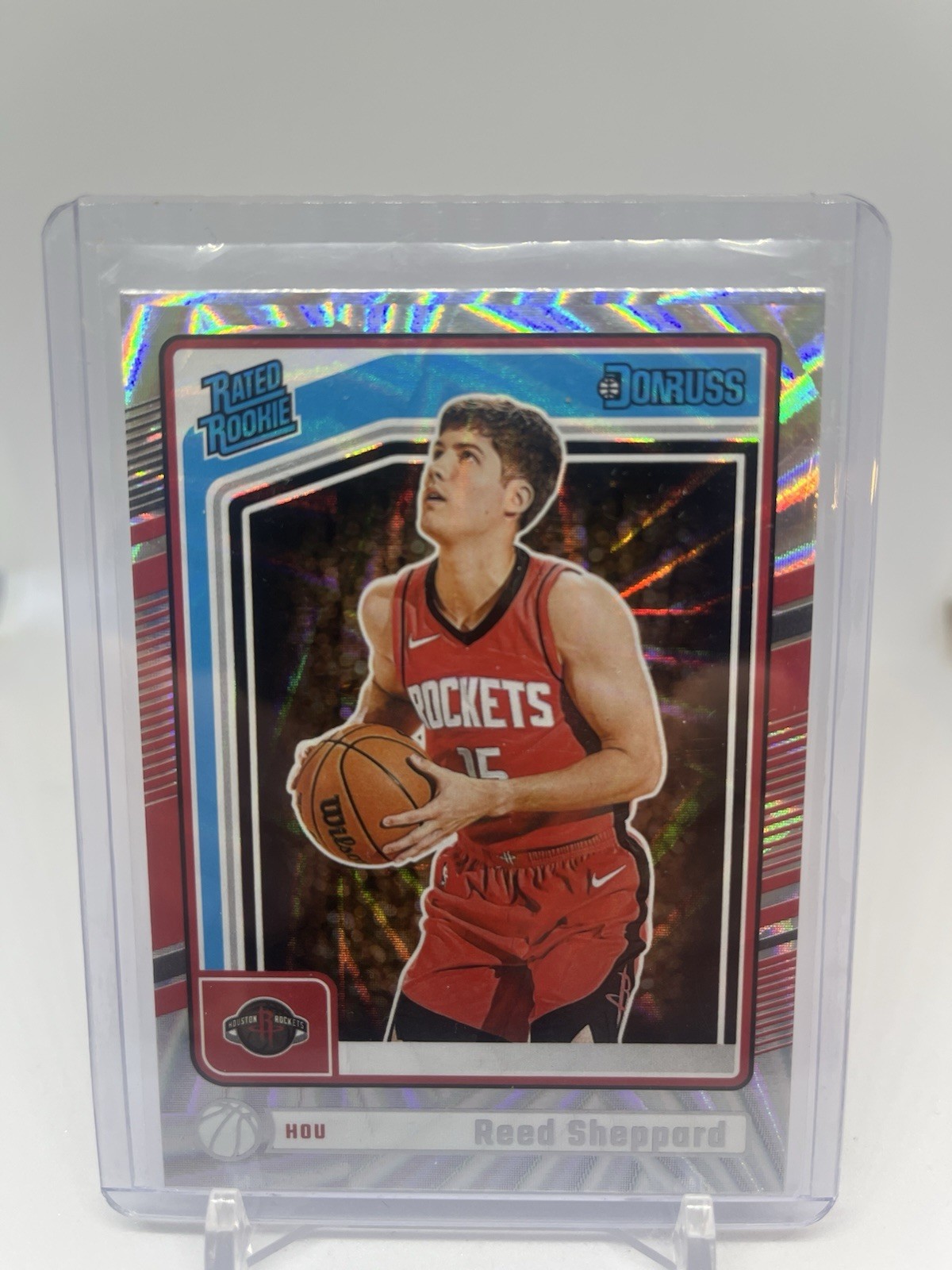 2024-25 Panini Donruss - Rated Rookie Reed Sheppard #202 Wedges (RC)