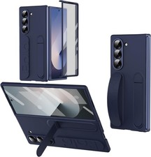 Samsung Galaxy Z Fold 7 Case Shockproof w/ Wristband Stand Screen Lens Protector