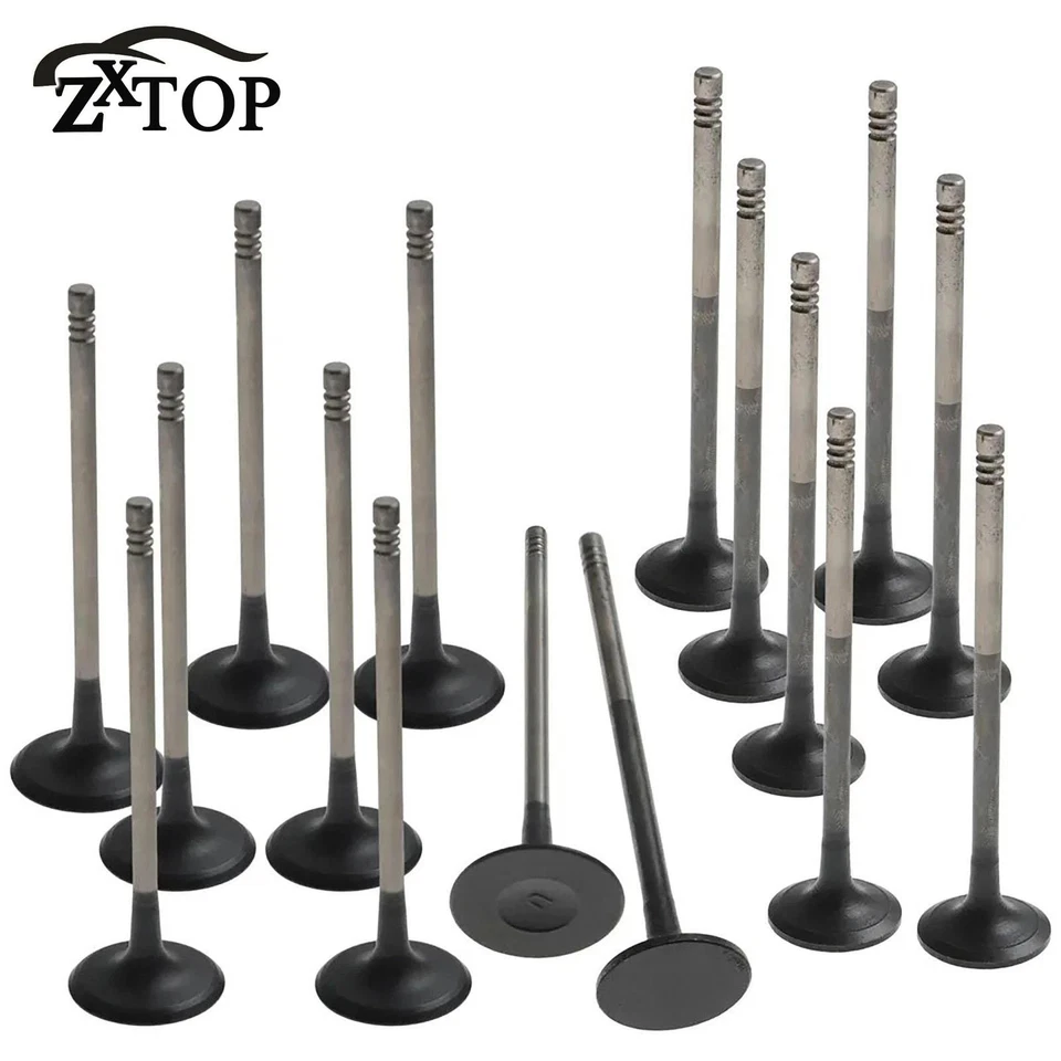 Juego de válvulas de admisión de escape para motor Ford Escape Fusion 2013-2017 1,5 L 1,6 L Foto 3 de 4