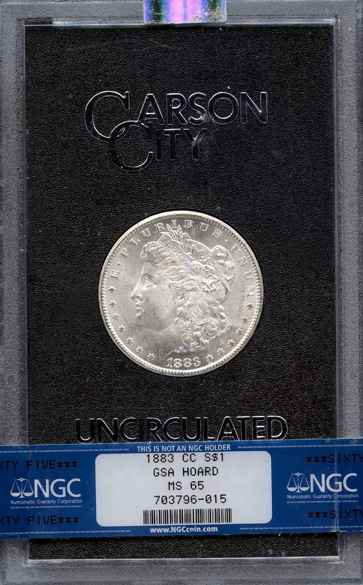 Uncirculated Carson City 1883 Year Morgan US Dollars (1878-1921