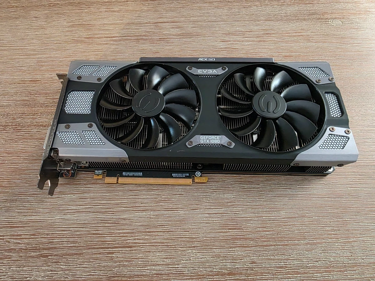 Carte Graphique EVGA GTX 1080 GAMING ACX 3.0 - 8 Go GDDR5, Occasion