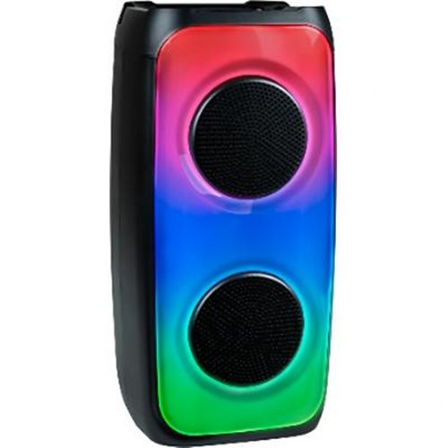 Enceinte Bluetooth 50W avec jeu de lumière LED et micro karaoké