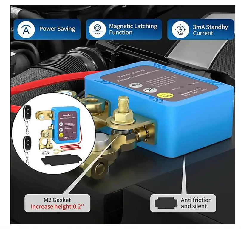 Remote Control of Car Devices for Anti-Theft Safety,Disconnect Switch Controller - Image 4 of 4