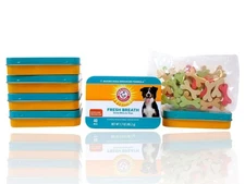 6-Pack, Arm & Hammer Dental Mints for Dogs Fresh Breath Control Tartar Exp 03/27