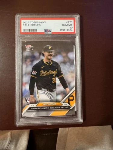 2024 Topps Now - Paul Skenes #770 /32652 (RC) PSA 10