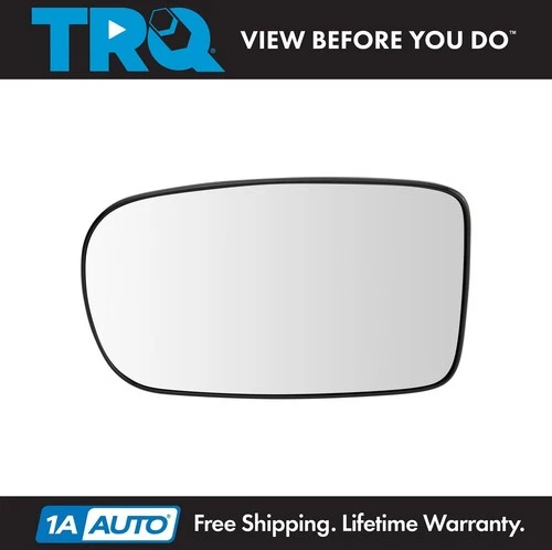 TRQ Exterior Mirror Glass Power Manual Folding LH Driver Side for Dodge Charger