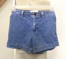VTG Women s Size 1 Gap Retro Cut Denim Blue Jean Short Shorts 3 Pocket Zip Fly