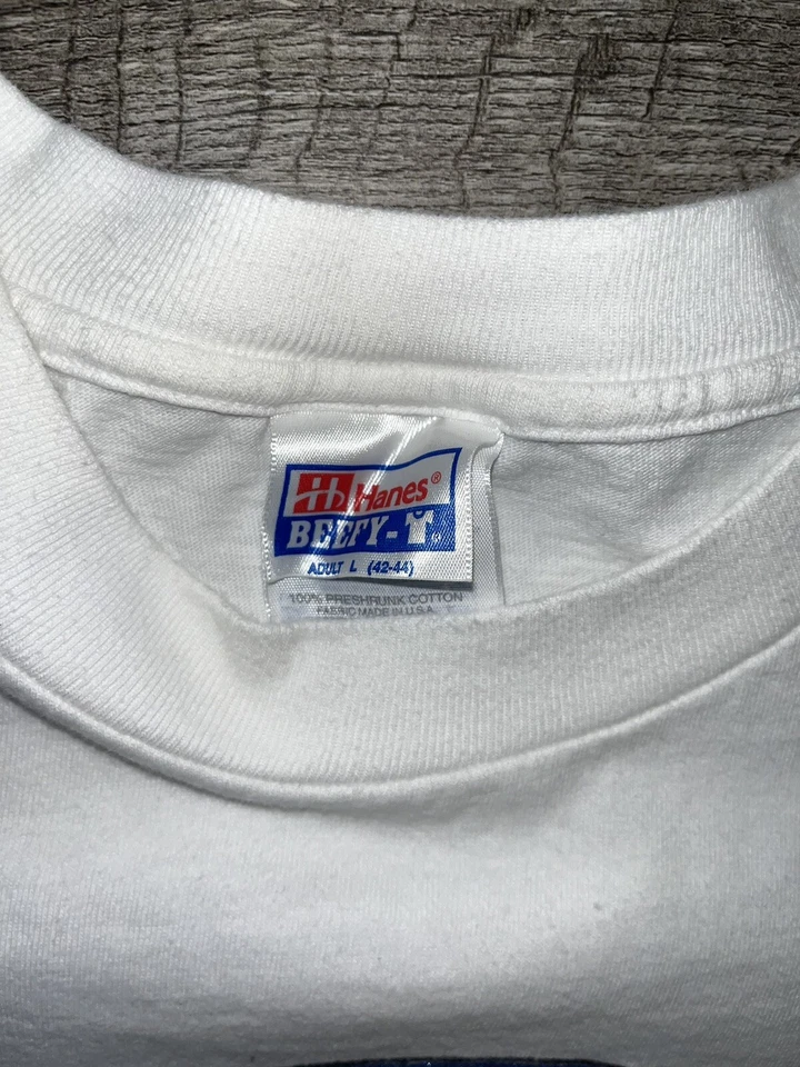 Camiseta Sturgis Rally 1997 doble cara talla L Harley azul vintage Foto 3 de 4