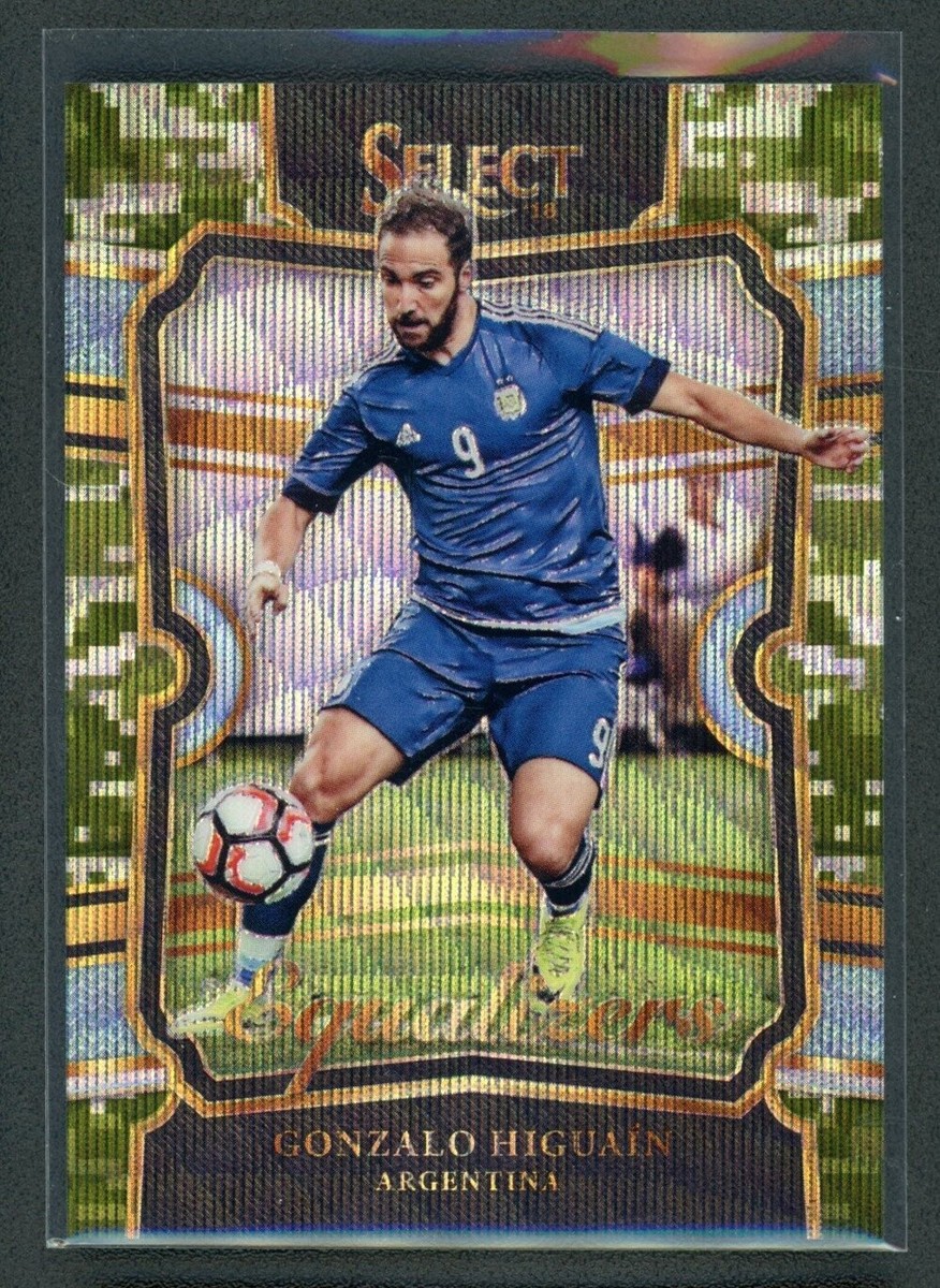 2017-18 GONZALO HIGUAIN 15/20 PANINI SELECT EQUALIZERS CAMO