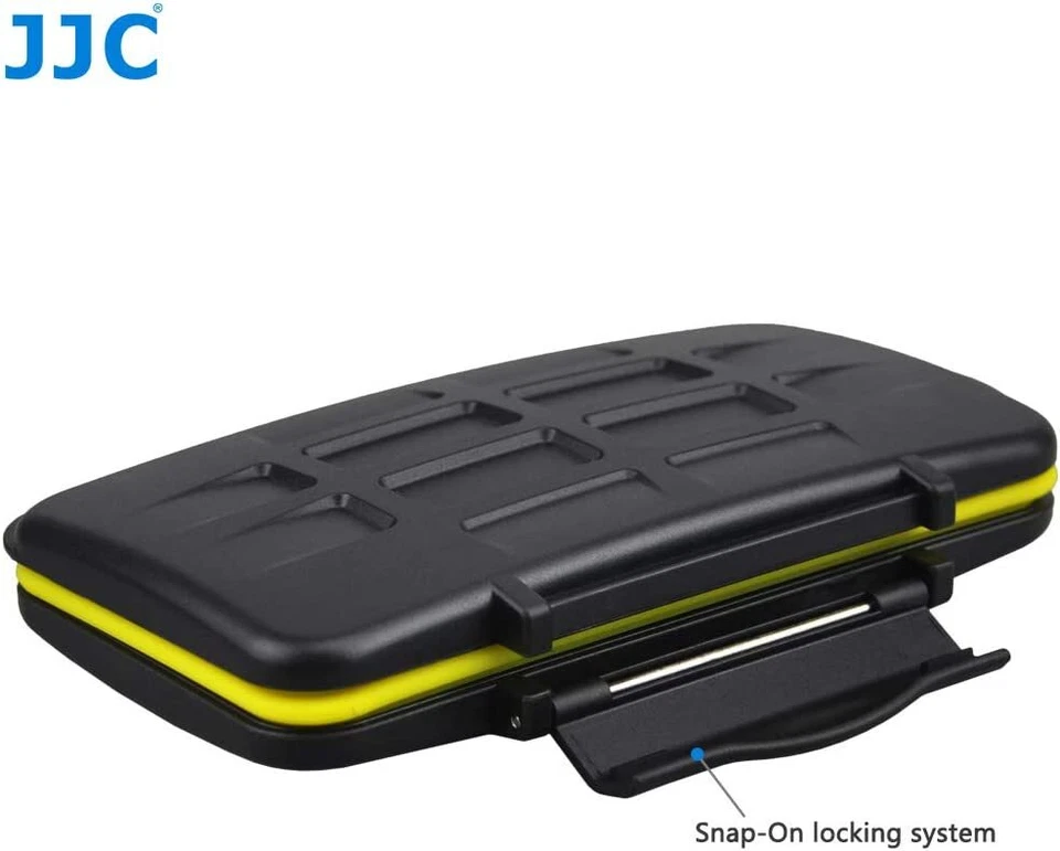 JJC Memory Card Case for 3 XQD/CFexpress B & 4 SD Cards | Water Resistant Tough - Image 3 of 4