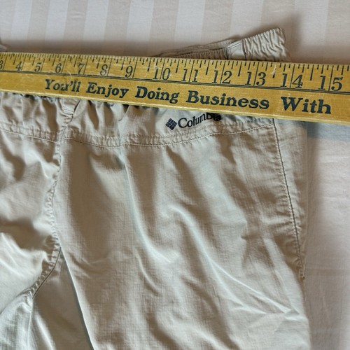 Columbia Boys Large Convertible Pants Shorts Khaki Omni Shade Nylon UPF 50 - Picture 16 of 18