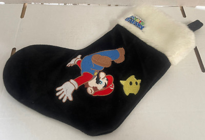 Super Mario Galaxy Black Stocking 14