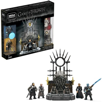 Mega Construx Game of Thrones Black Series The Iron Throne - NEW !  MIB !