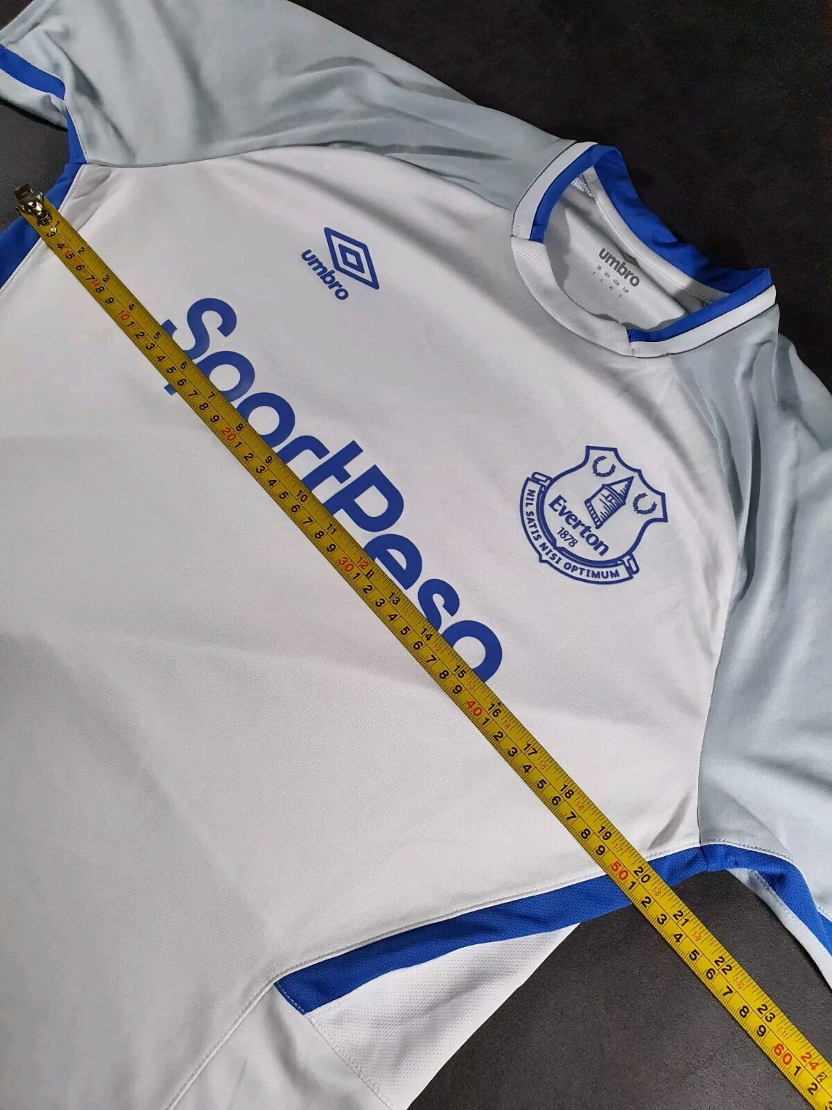 Everton FC T Shirt Mens Size L Umbro 2019/20 Training Shirt Lightweight VGC image 10