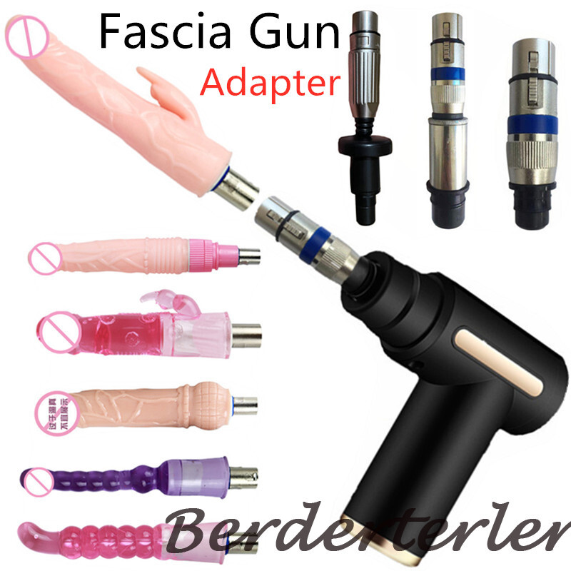 Fascial Massage Gun Adapter Sex Machines Accessories Orgasm Thrusting Dildos Toy