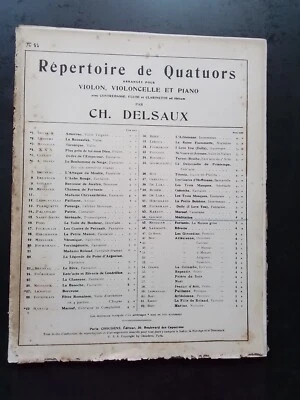 PARTITION ANCIENNE - GOUNOD - MEDITATION : piano - orgue harmonium -violon ..... - Photo 1/4