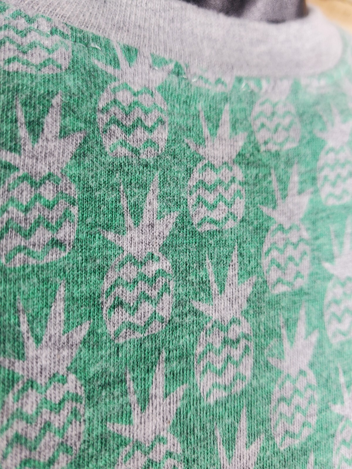 Native Code Tshirt Green Pineapple Designs Large … - image 5