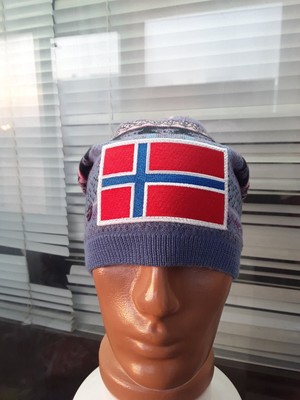 DEVOLD 100% PURE  MERINO VIRGIN WOOL MARK  NORWAY BRAND   CAP HAT  BEANIE NORGE 