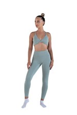 SET High Waist Leggings and Twisted High Support Bra, Activewear NEW