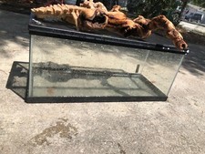 Zilla QuickBuild Terrarium, Sleek Glass Reptile Habitat, Easy Setup 30x12x12 New
