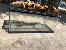Zilla QuickBuild Terrarium, Sleek Glass Reptile Habitat, Easy Setup 30x12x12 New