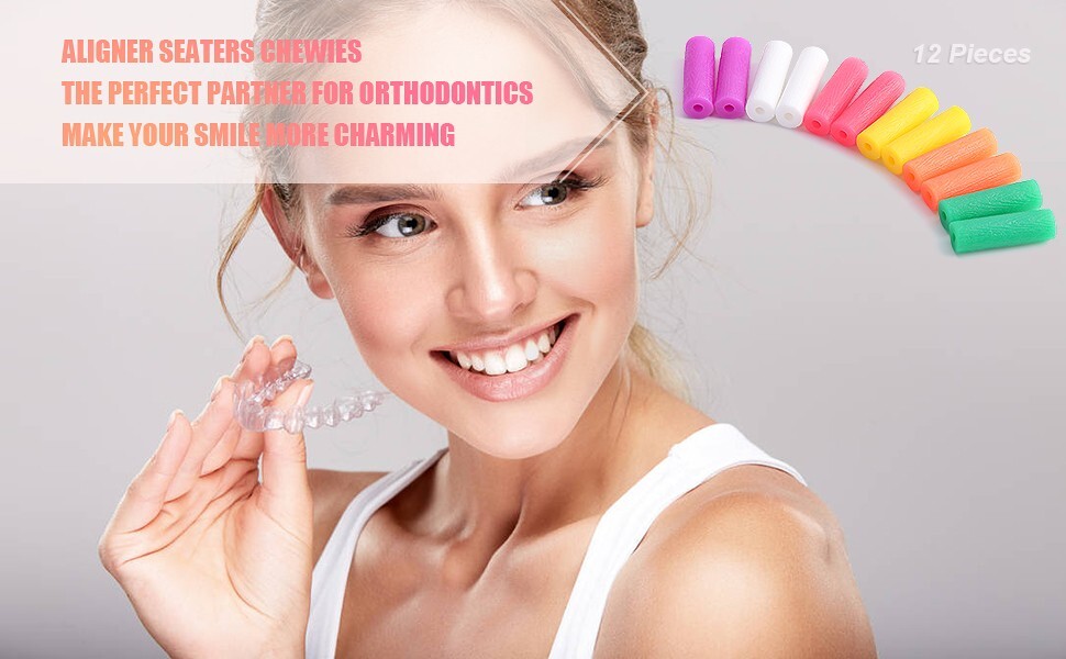 12 X AZDENT Masticaggi Ortodontici Dentali Per Invisalign Aligner - Foto 12