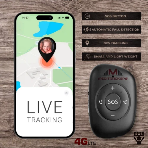 4G GPS Tracker SOS Two-way Talk, Real-time Tracking Personal Kids Elderly Teens