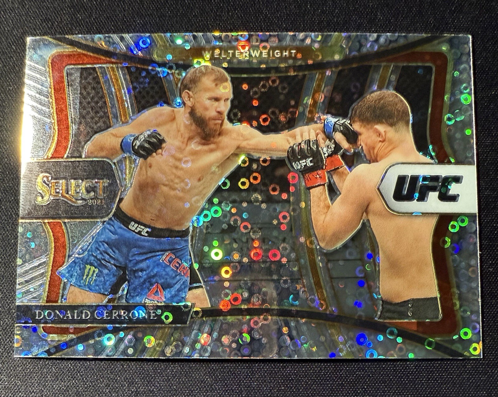 2021 Panini Select UFC - Premier Level Disco Prizm #114 Donald Cerrone